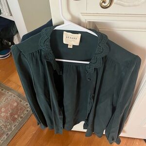 Women's Green Blouse